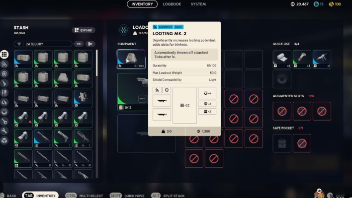 augmented slots arc raiders
